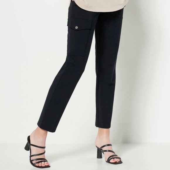 Susan Graver Weekend Premium Stretch Ankle Pants  15941 - Picture 1 of 1